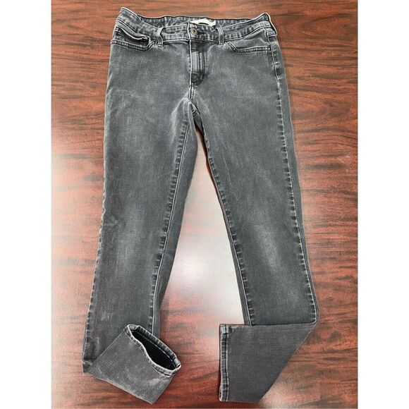 Levi’s Dark Grey Colored 711 Skinny Jeans Size 29 - Picture 1 of 8